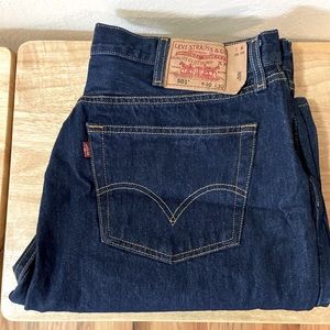 Levi’s 501 dark blue (rinse) color size 40x30
